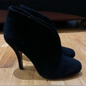 Aldo Shoes Suede Heeled Ankle Boots